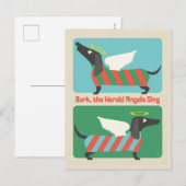 Carte Postale Bark, Le Herald Angels Chante (Devant / Derrière)