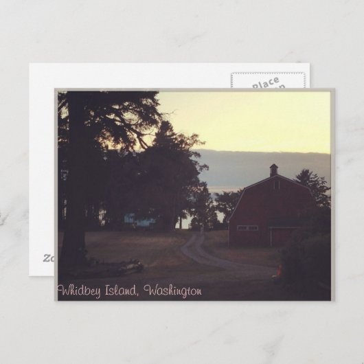 Carte postale Barn (Devant / Derrière)