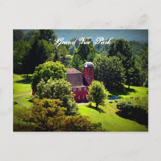 Carte Postale Barne rouge (Devant)