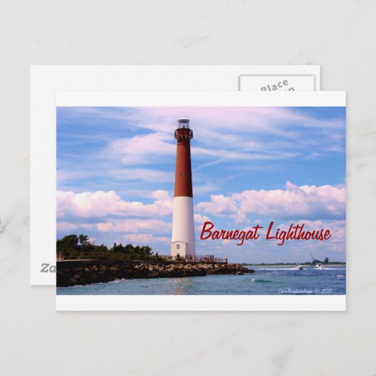 Carte postale Barnegat Lighthouse (Devant / Derrière)