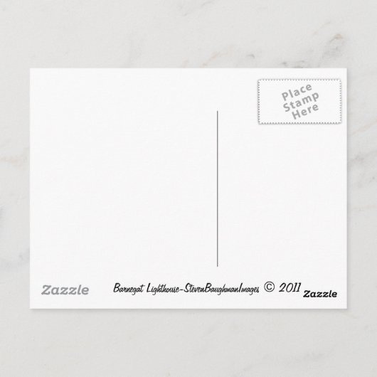 Carte postale Barnegat Lighthouse (Dos)