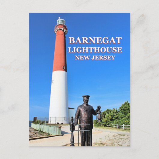 Carte Postale Barnegat Lighthouse, New Jersey Postcard (Devant)