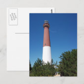 Carte Postale Barnegat Phare Vieux Barney (Devant / Derrière)