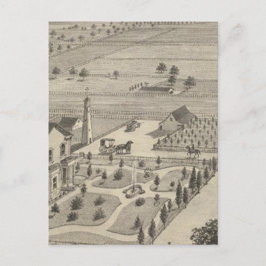 Carte Postale Barnes res, Woodland (Devant)