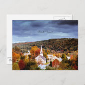Carte Postale Barnet, Vermont, couleurs d'automne (Devant / Derrière)