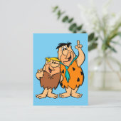 Carte Postale Barney Rubble et Fred Flintstone (Debout devant)