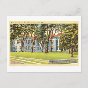 Carte Postale Barnstable County Courthouse/Court House Vintage