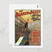 Carte Postale Barnum and Bailey Desperado's Leap for Life (Devant / Derrière)