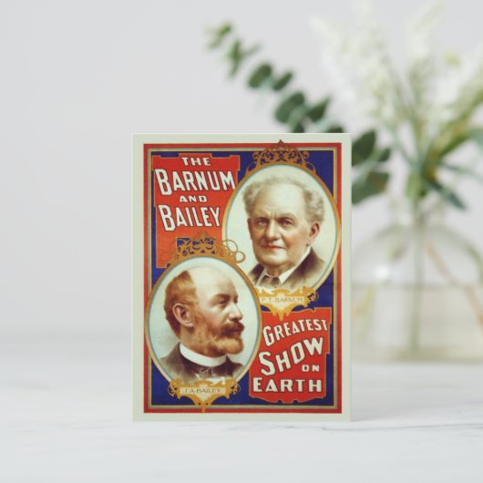 Carte postale Barnum & Bailey Circus (Debout devant)