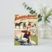 Carte Postale Barnum & Bailey - Merveilleuse oie performante (Debout devant)