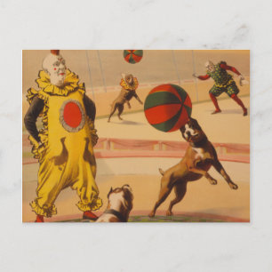 Carte Postale Barnum & Bailey - Merveilleux Chiens De Football