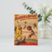 Carte Postale Barnum & Bailey - Merveilleux Chiens De Football (Debout devant)