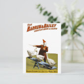 Carte Postale Barnum et Bailey : Interprétation de l'oie (Debout devant)
