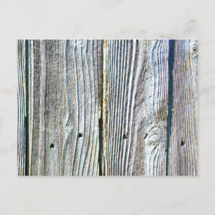 Carte Postale Barnwood bois grain écorce rustique