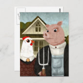 Carte Postale Barnyard Gothic (Devant / Derrière)