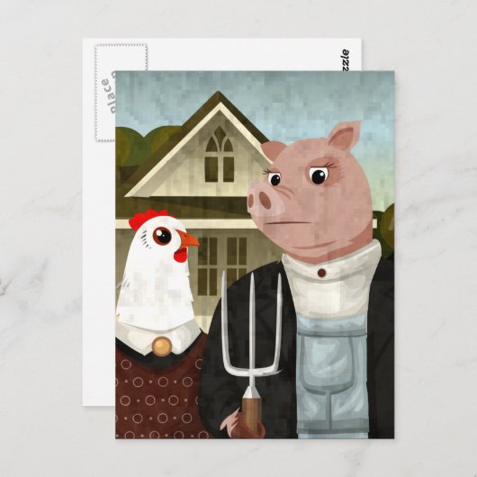 Carte Postale Barnyard Gothic (Devant / Derrière)