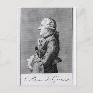 Carte Postale Baron Friedrich Melchior Grimm