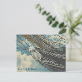 Carte Postale Barque Elissa Figurhead (Debout devant)