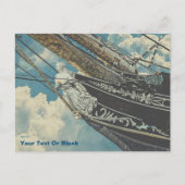 Carte Postale Barque Elissa Figurhead (Devant)