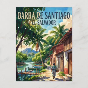 Carte Postale Barra de Santiago El Salvador