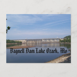 Carte Postale Barrage de Bagnell Lac Ozark, Mo
