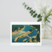 Carte Postale Barrage de Bonneville et fleuve Columbia d'Air (Debout devant)