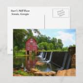 Carte Postale Barrage de Starr's Mill (Devant / Derrière)