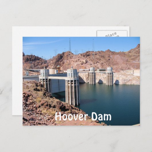 Carte Postale Barrage Hoover (Devant / Derrière)