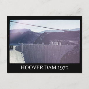 Carte Postale Barrage Hoover 1970