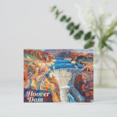 Carte Postale Barrage Hoover Nevada (Debout devant)