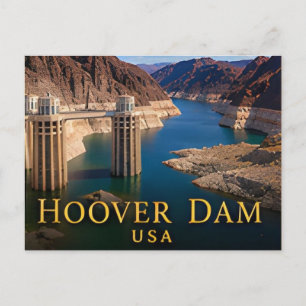 Carte Postale Barrage Hoover Nevada Arizona Colorado River Monum