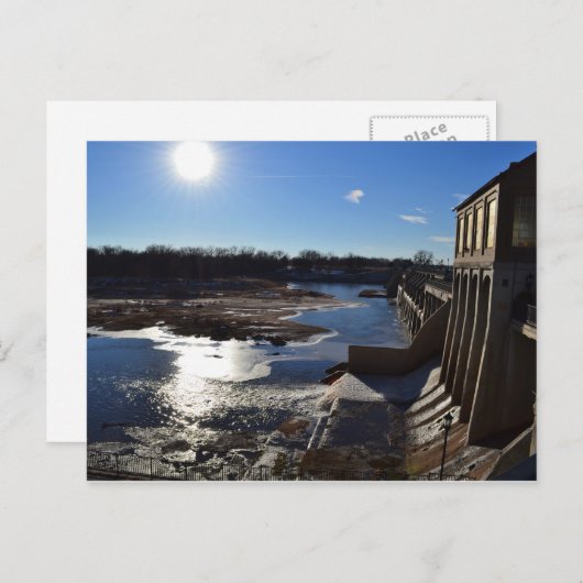 Carte Postale Barrage OverHolser (Devant / Derrière)