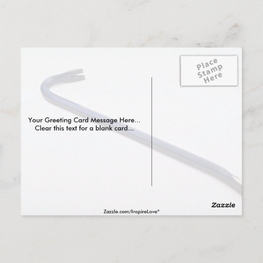 Carte Postale Barre (Dos)