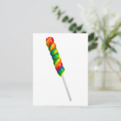 Carte Postale Barre à bonbons colorée (Debout devant)