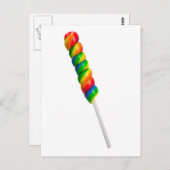 Carte Postale Barre à bonbons colorée (Devant / Derrière)