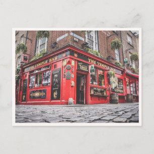 Carte Postale Barre du Temple Pub Irlandais Dublin Photo