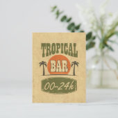 Carte Postale Barre tropicale (Debout devant)