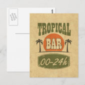 Carte Postale Barre tropicale (Devant / Derrière)