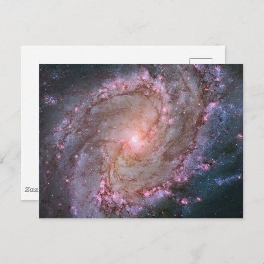 Carte Postale Barred Spiral Galaxy Messier 83. (Devant / Derrière)