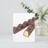 Carte Postale Barres de chocolat au lait (Debout devant)