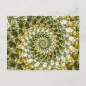 Carte Postale Barres marbrées - Mandelbrot Art (Devant)