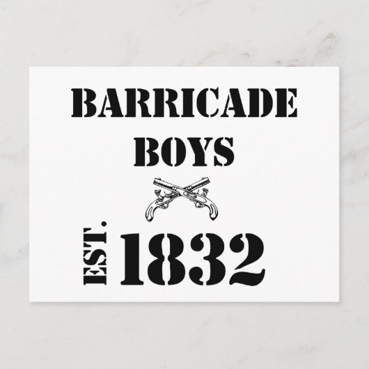 Carte Postale Barricade Boys Odds and End (Devant)