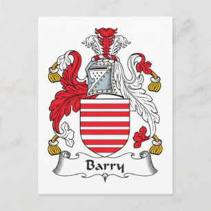 Carte Postale Barry Family Crest