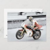 Carte Postale Barry Sheene (Devant / Derrière)