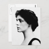 Carte Postale Barrymore ~ Ethel American Actrice (Devant / Derrière)