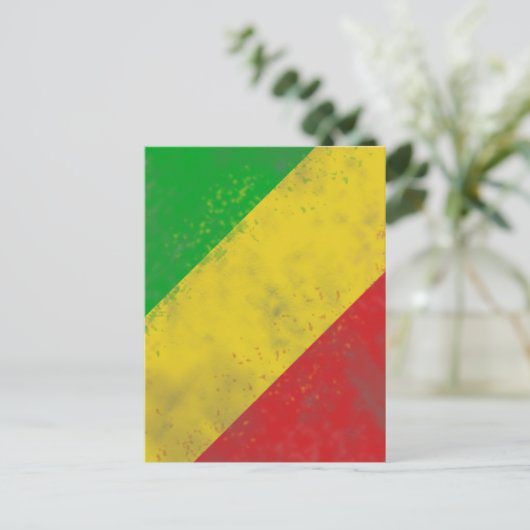 Carte Postale Bars colorés Rasta (Debout devant)