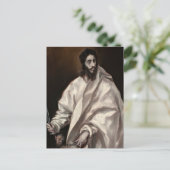 Carte Postale Barthélemy l'apôtre par El Greco (Debout devant)