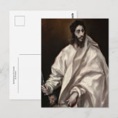 Carte Postale Barthélemy l'apôtre par El Greco (Devant / Derrière)