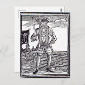 Carte Postale Bartholomew Roberts (Devant / Derrière)