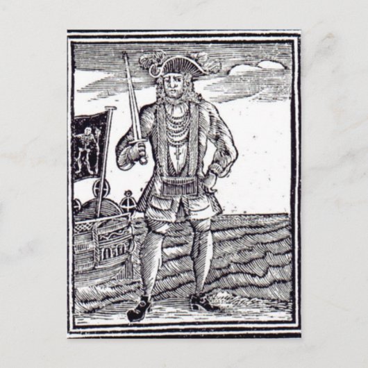 Carte Postale Bartholomew Roberts (Devant)